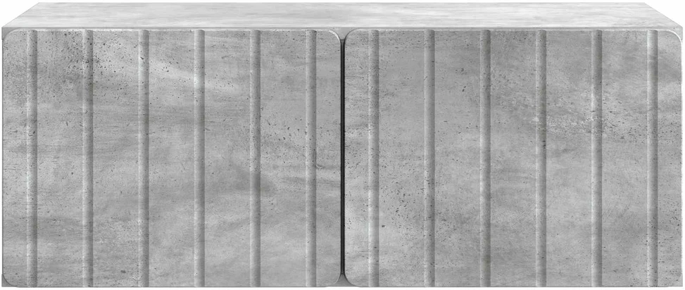 TV staliukas Sieninė TV spintelė 78,5 x 41 x 30 cm Betono pilka