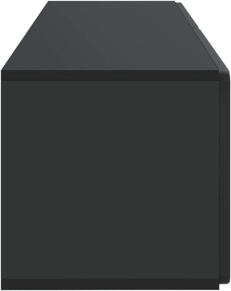 TV staliukas Sieninė TV spintelė 98 x 31 x 30 cm Juoda Apdirbta mediena
