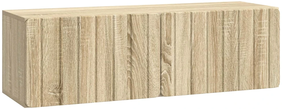 TV staliukas Sieninė TV spintelė 98 x 31 x 30 cm Sonoma ąžuolas