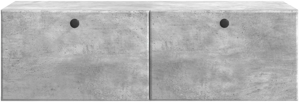 TV staliukas Sieninė TV spintelė 98 x 41 x 30 cm Betono pilka