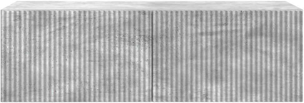 TV staliukas Sieninė TV spintelė 98 x 41 x 30 cm Betono pilka
