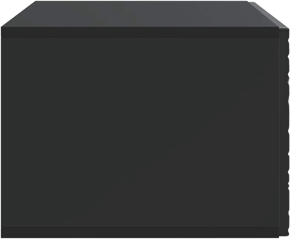 TV staliukas Sieninė TV spintelė 98 x 41 x 30 cm Juoda Apdirbta mediena
