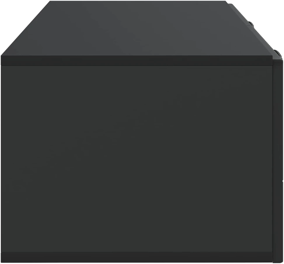 TV staliukas Sieninė TV spintelė 98 x 41 x 30 cm Juoda Apdirbta mediena