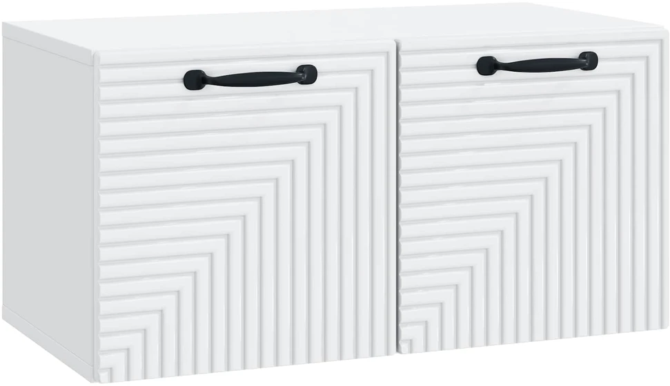 TV staliukas Sieninė TV spintelė Balta 59,5 x 31 x 30 cm Apdirbta mediena