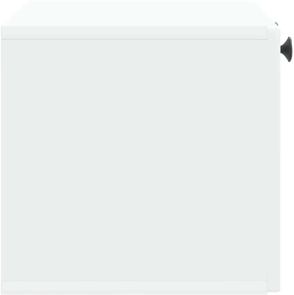 TV staliukas Sieninė TV spintelė Balta 59,5 x 31 x 30 cm Apdirbta mediena