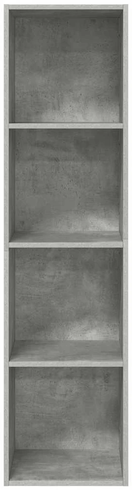 TV staliukas Prie sienos montuojama TV spintelė, pilka, 37x37x142,5cm, MDP