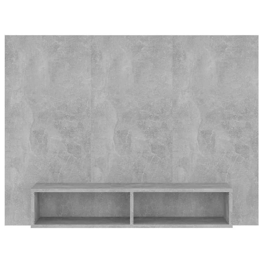 TV staliukas Sieninė TV spintelė, betono pilka, 120x23,5x90cm, mediena