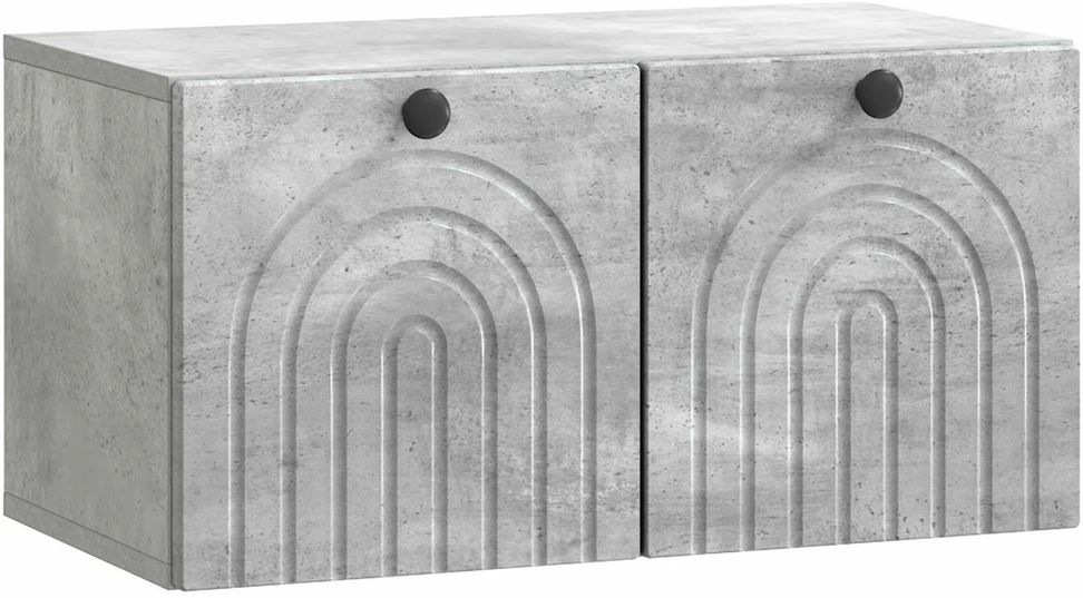 TV staliukas Sieninė TV spintelė Betono pilka 59,5 x 31 x 30 cm