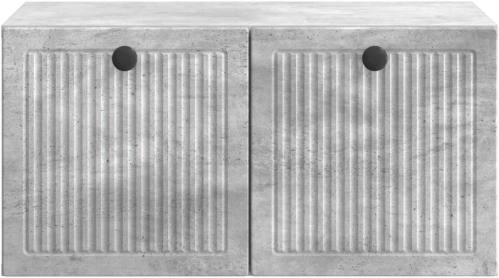 TV staliukas Sieninė TV spintelė Betono pilka 59,5 x 41 x 30 cm
