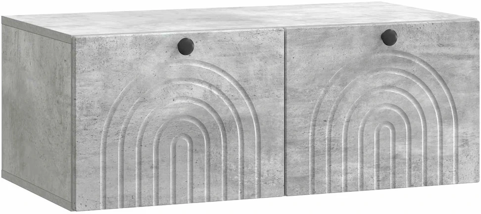 TV staliukas Sieninė TV spintelė Betono pilka 78,5 x 41 x 30 cm