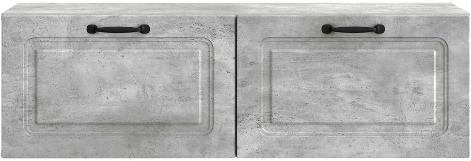 TV staliukas Sieninė TV spintelė Betono pilka 98 x 31 x 30 cm