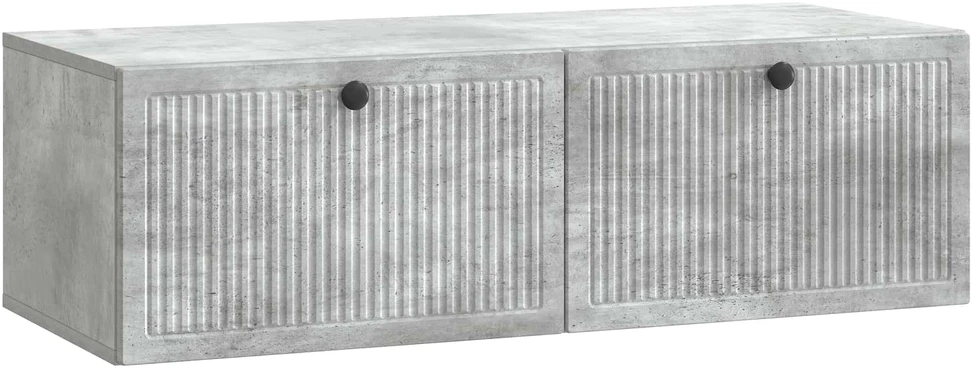 TV staliukas Sieninė TV spintelė Betono pilka 98 x 41 x 30 cm