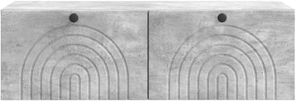 TV staliukas Sieninė TV spintelė Betono pilka 99 x 41 x 30 cm