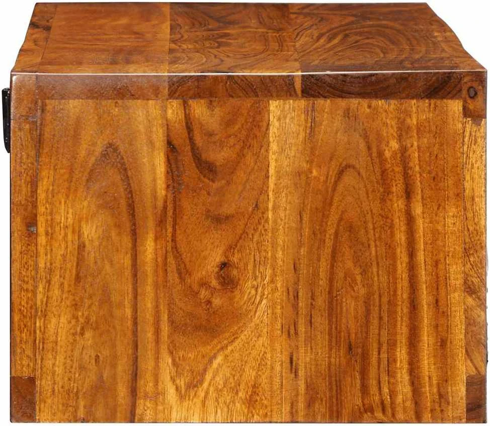 Sieninė TV spintelė Daugiaspalvė 100x30x22 Akacijos masyvo