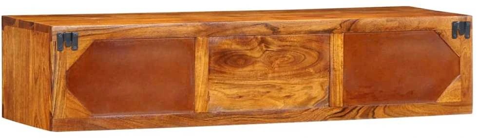 Sieninė TV spintelė Daugiaspalvė 100x30x22 Akacijos masyvo