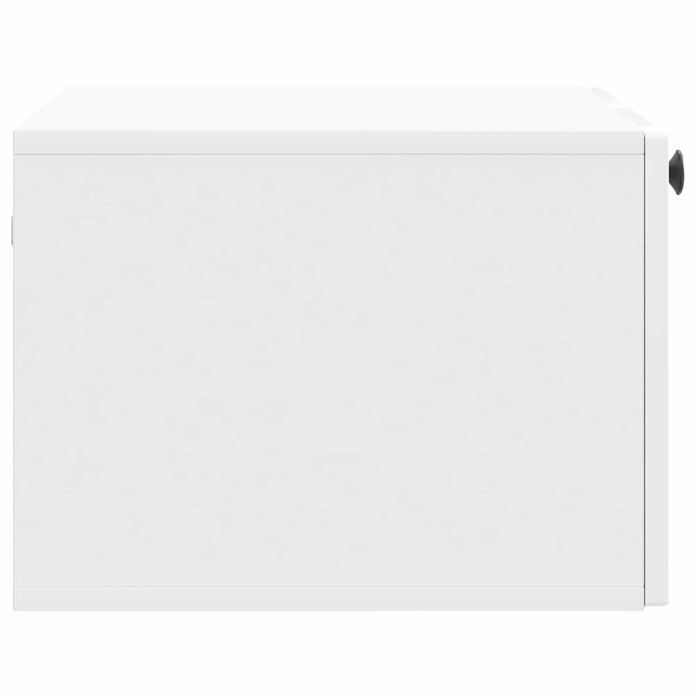 TV staliukas Sieninė TV spintelė Itin blizgi balta 59,5 x 41 x 30 cm
