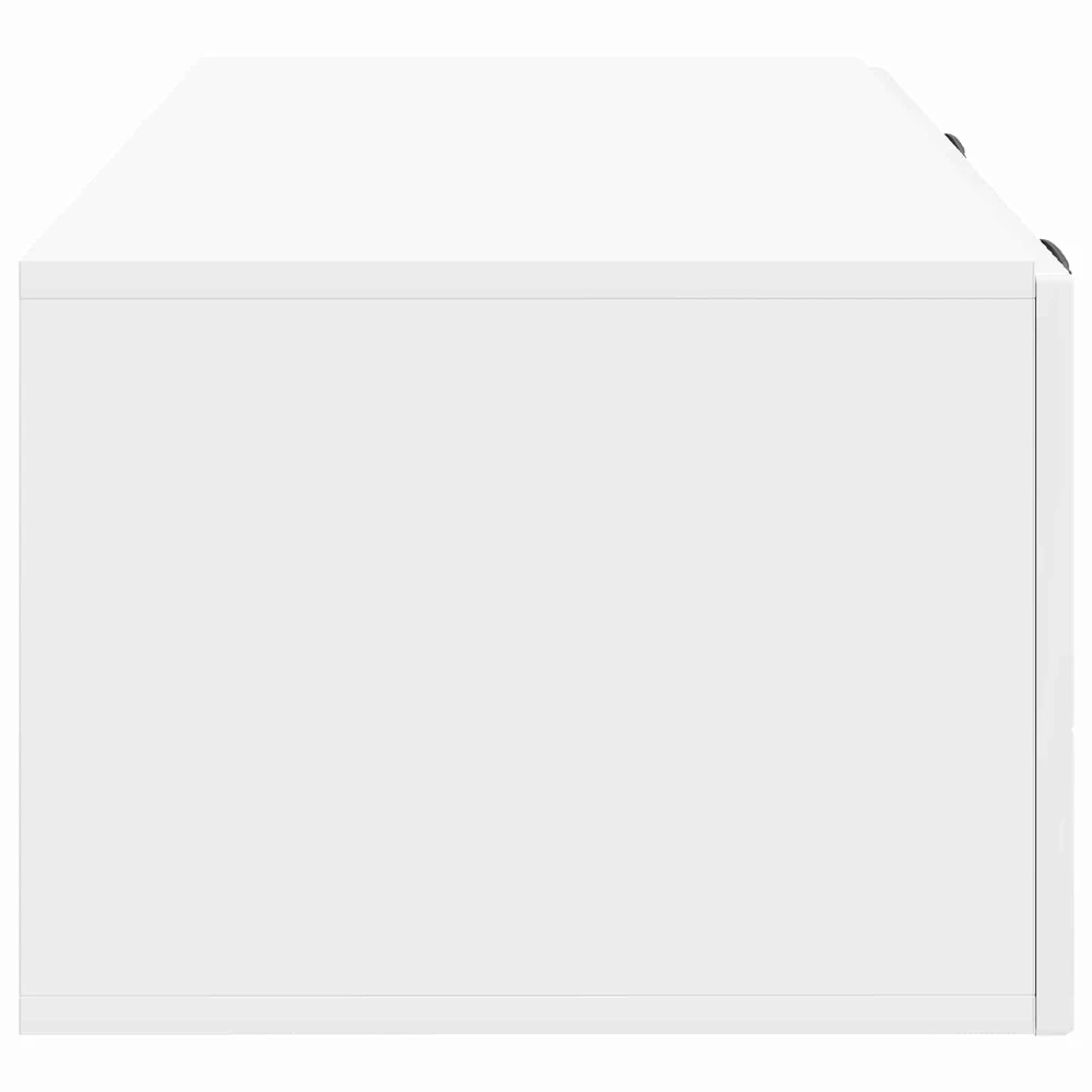 TV staliukas Sieninė TV spintelė Itin blizgi balta 78,5 x 41 x 30 cm