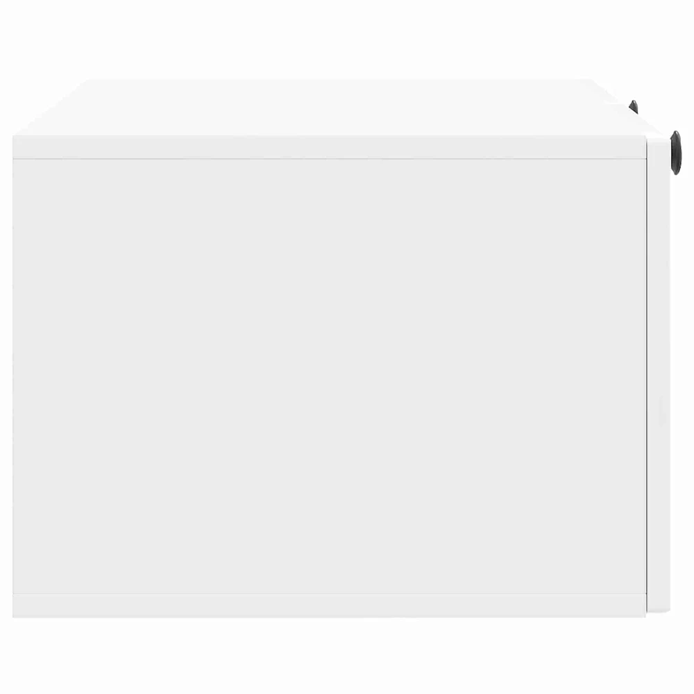 TV staliukas Sieninė TV spintelė Itin blizgi balta 78,5 x 41 x 30 cm