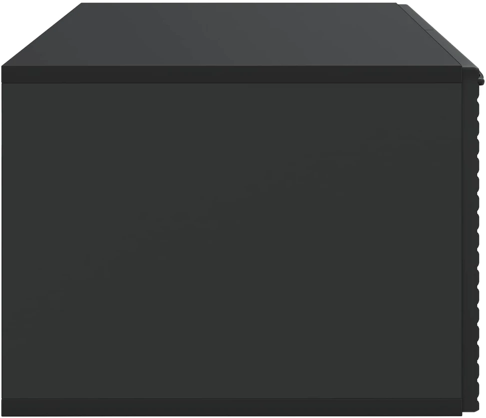 TV staliukas Sieninė TV spintelė Juoda 59,5 x 41 x 30 cm Apdirbta mediena