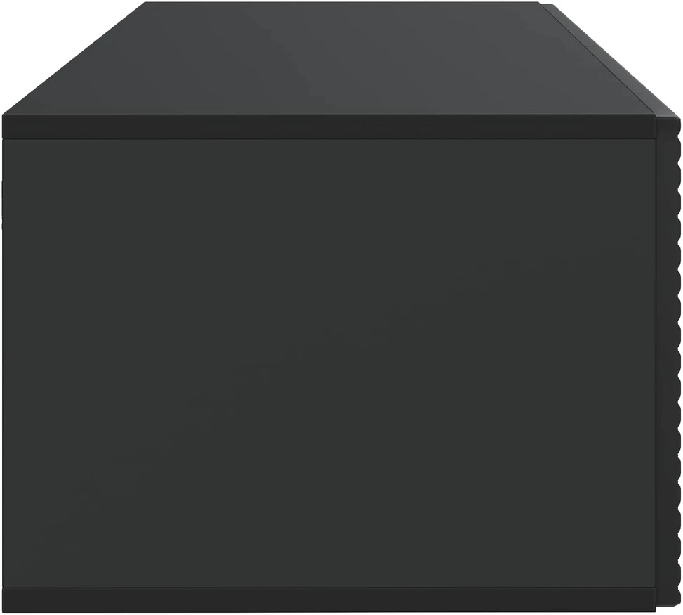 TV staliukas Sieninė TV spintelė Juoda 78,5 x 41 x 30 cm Apdirbta mediena