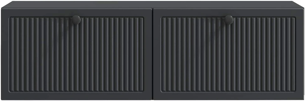 TV staliukas Sieninė TV spintelė Juoda 98 x 31 x 30 cm Apdirbta mediena