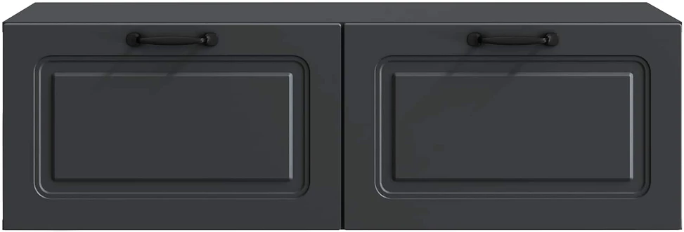 TV staliukas Sieninė TV spintelė Juoda 98 x 41 x 30 cm Apdirbta mediena