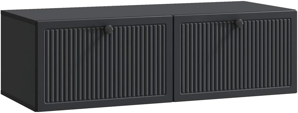 TV staliukas Sieninė TV spintelė Juoda 98 x 41 x 30 cm Apdirbta mediena