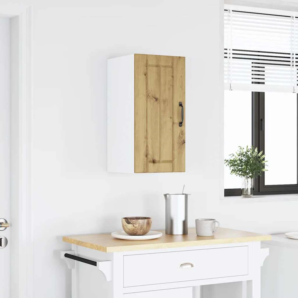 Sieninė virtuvės spinta "Lucca" Artisan Oak Engineered Wood