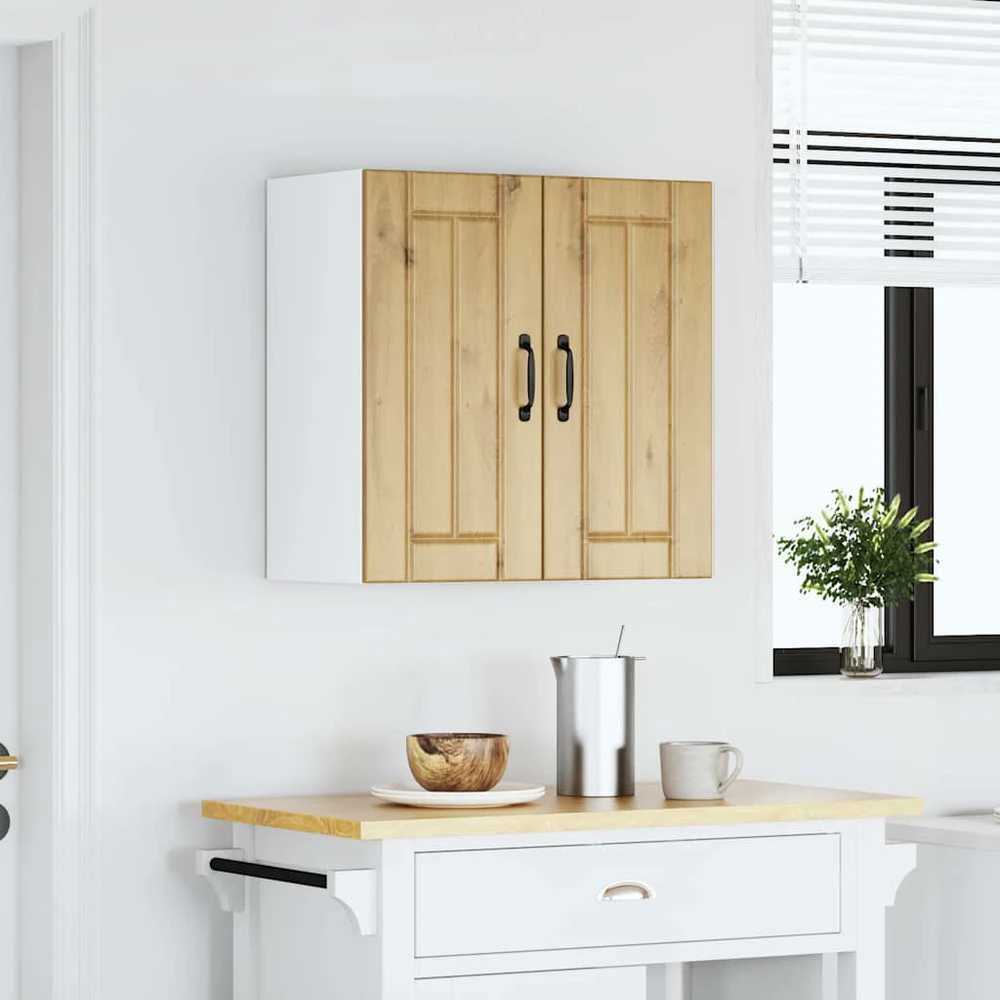 Sieninė virtuvės spinta "Lucca" Artisan Oak Engineered Wood