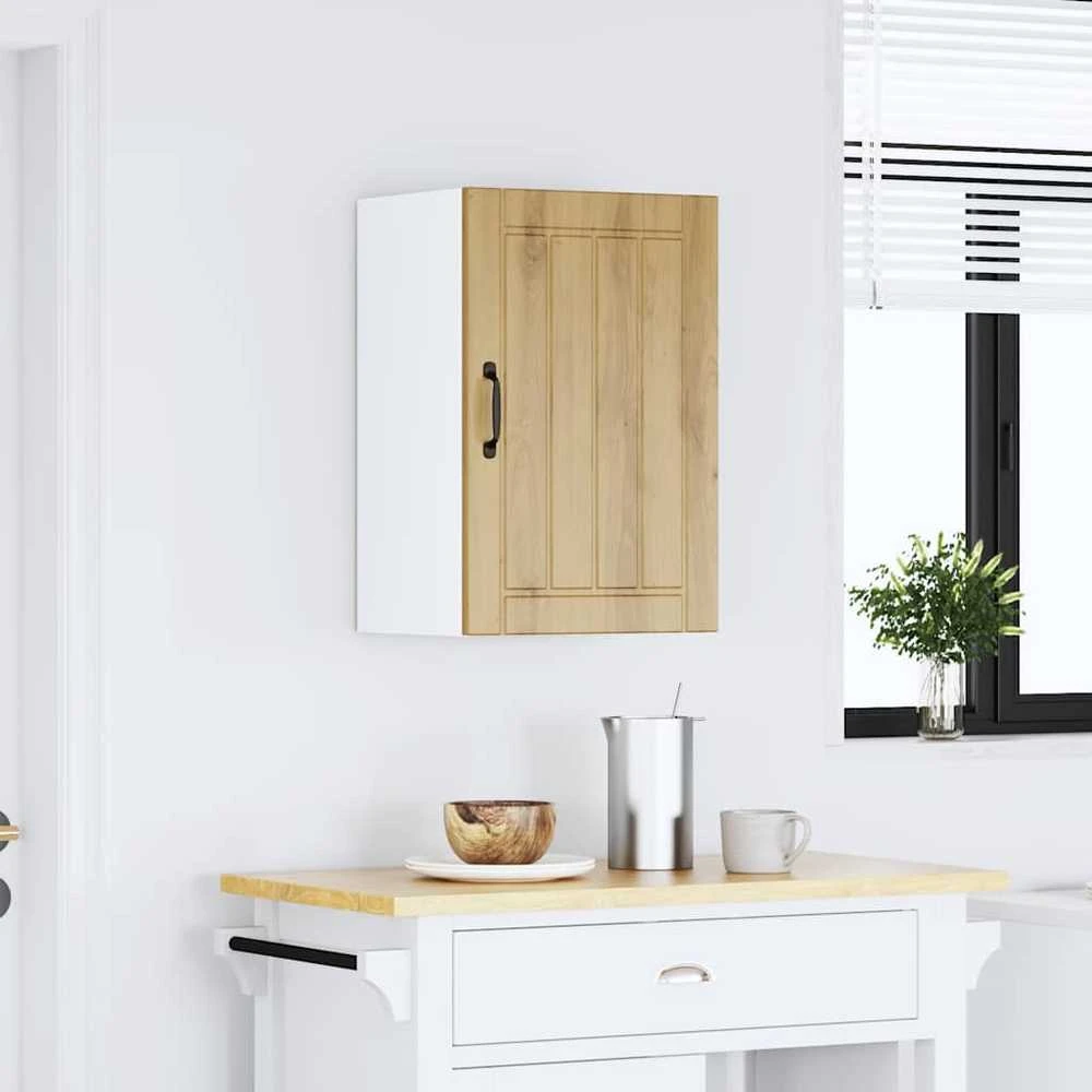 Sieninė virtuvės spinta "Lucca" Artisan Oak Engineered Wood