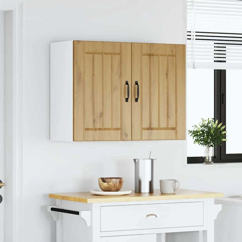 Sieninė virtuvės spinta "Lucca" Artisan Oak Engineered Wood