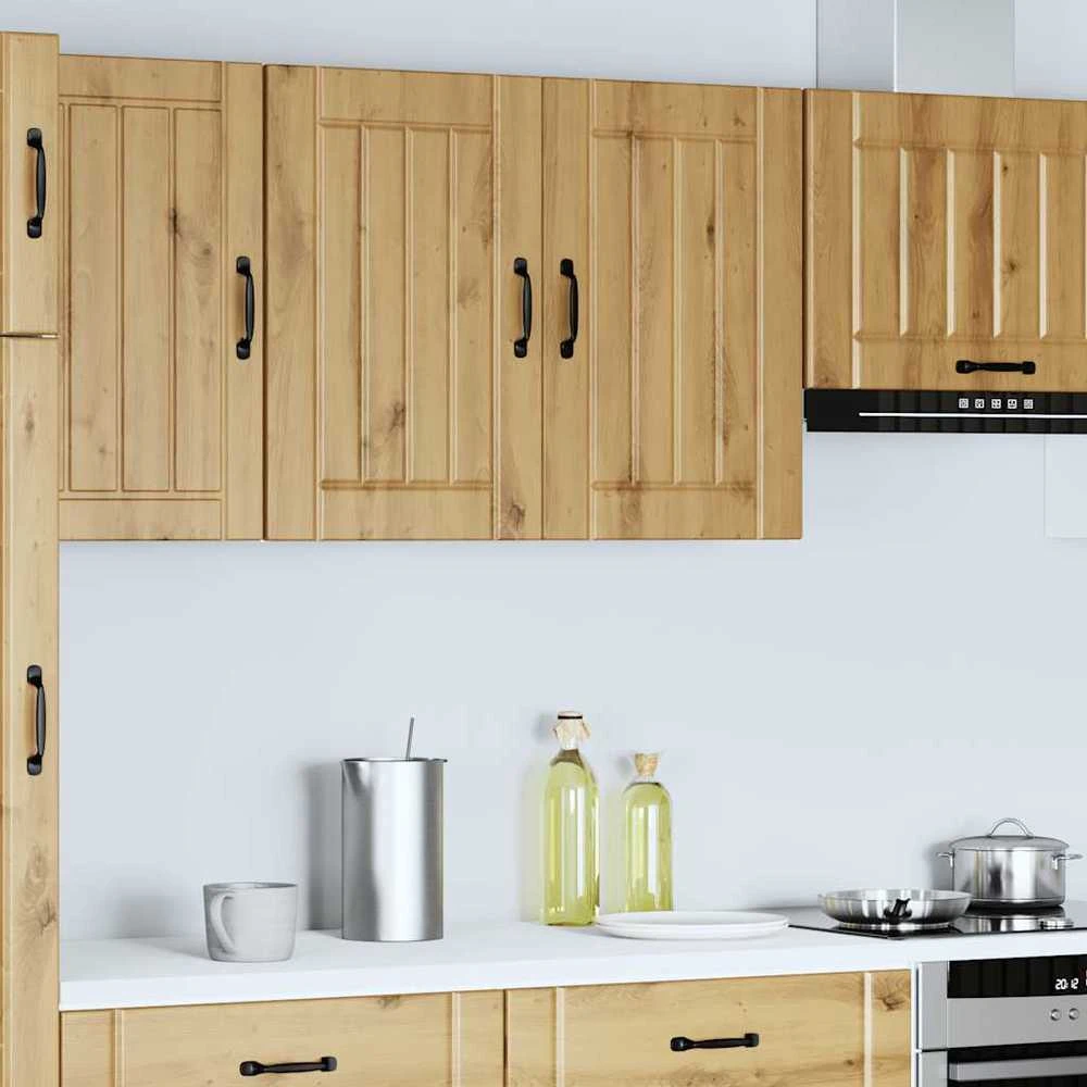 Sieninė virtuvės spinta "Lucca" Artisan Oak Engineered Wood
