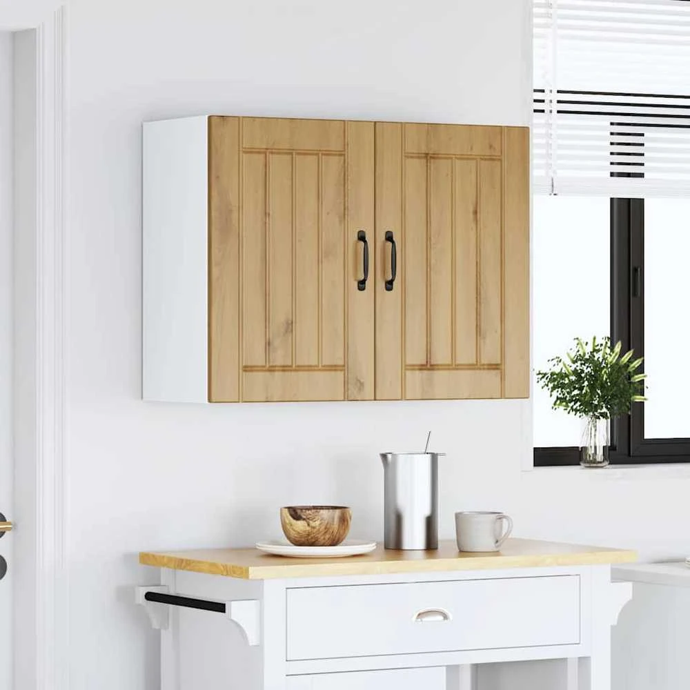 Sieninė virtuvės spinta "Lucca" Artisan Oak Engineered Wood