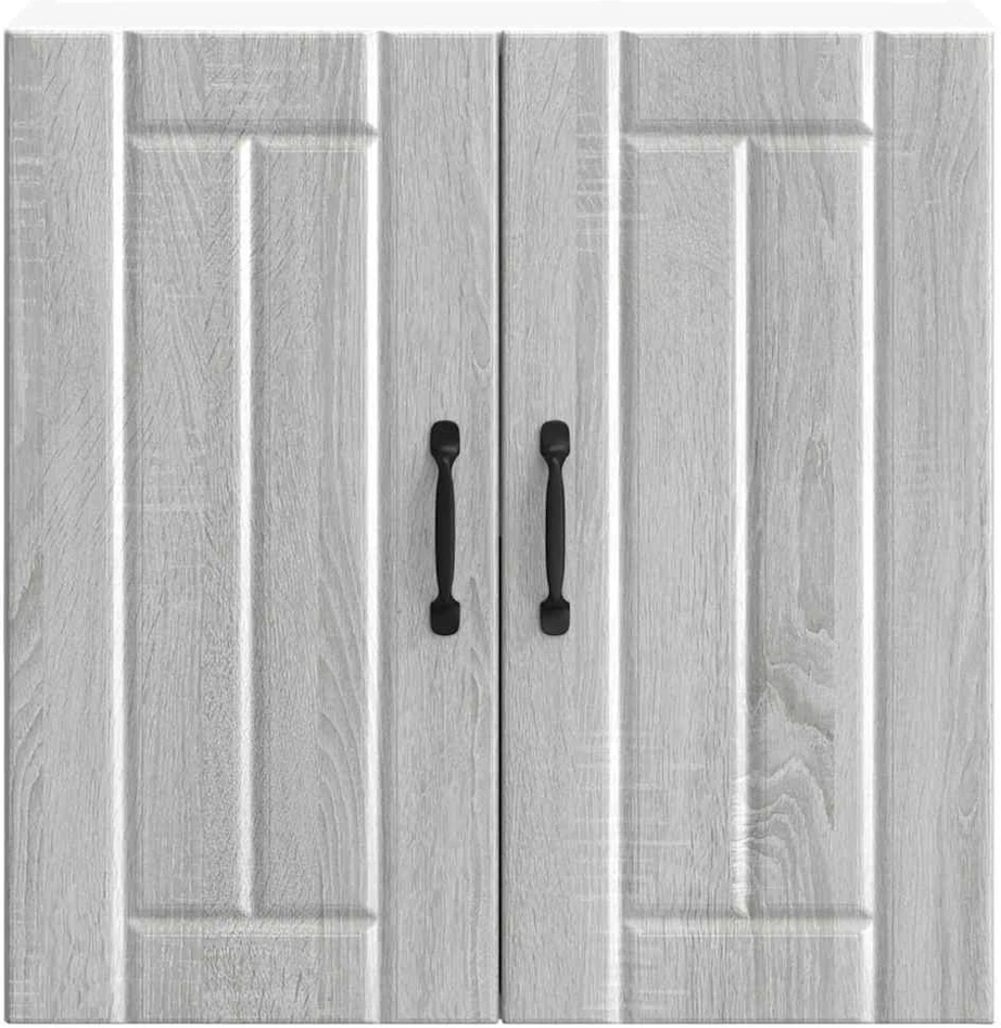 Sieninė virtuvės spinta "Lucca" Pilka Sonoma Engineered Wood