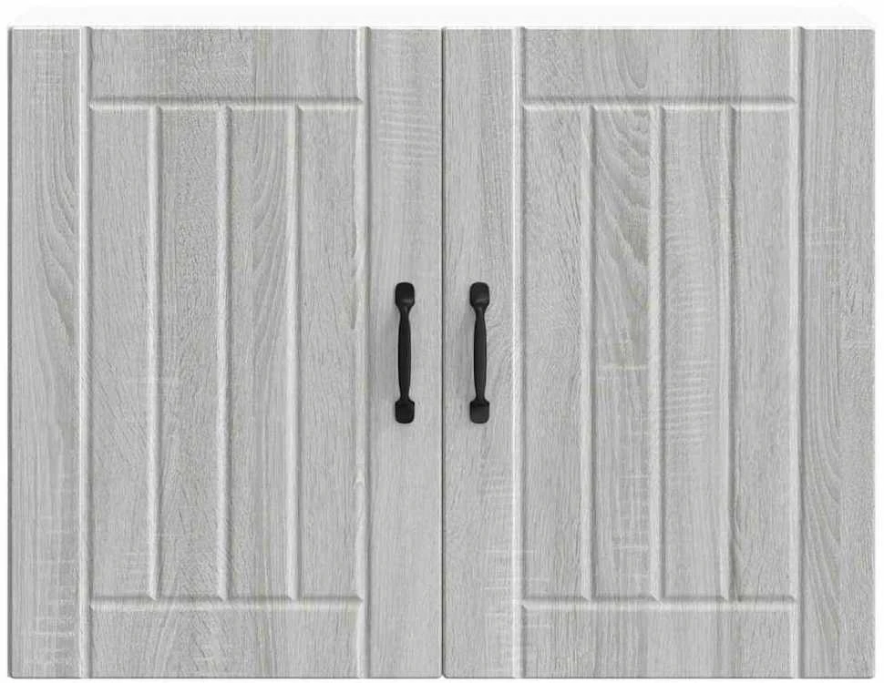 Sieninė virtuvės spinta "Lucca" Pilka Sonoma Engineered Wood