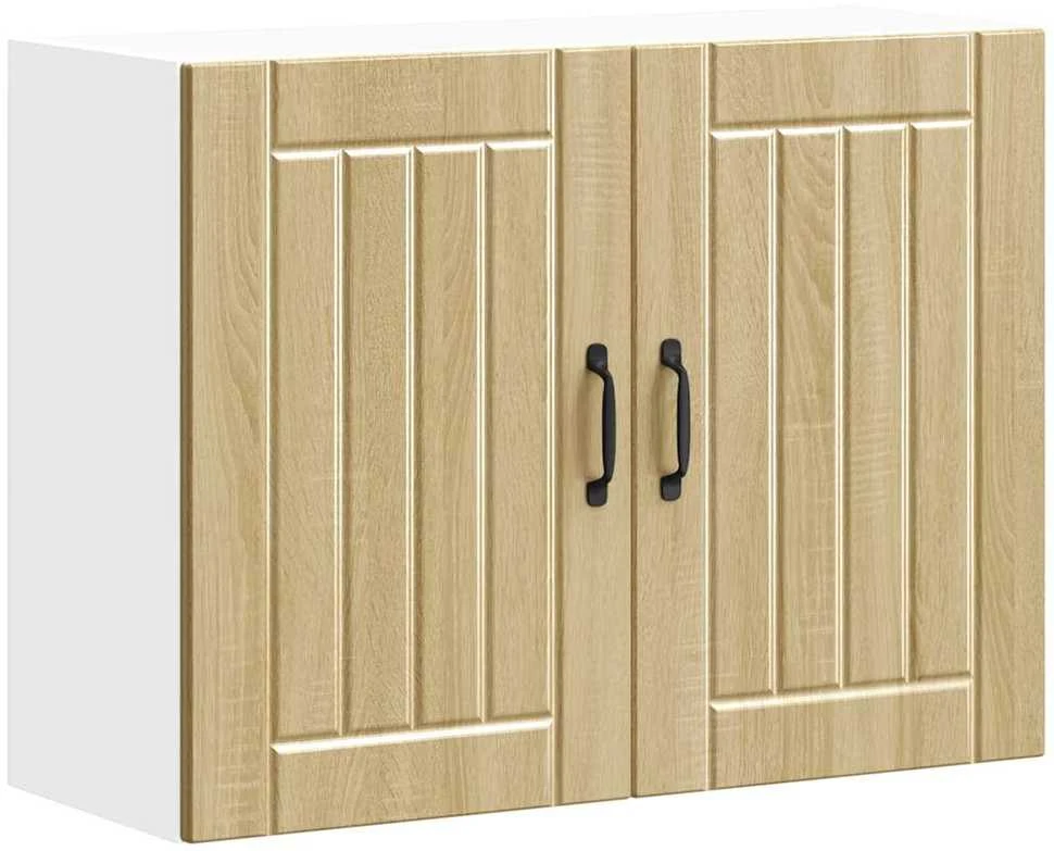 Sieninė virtuvės spinta "Lucca" Sonoma Oak Engineered Wood
