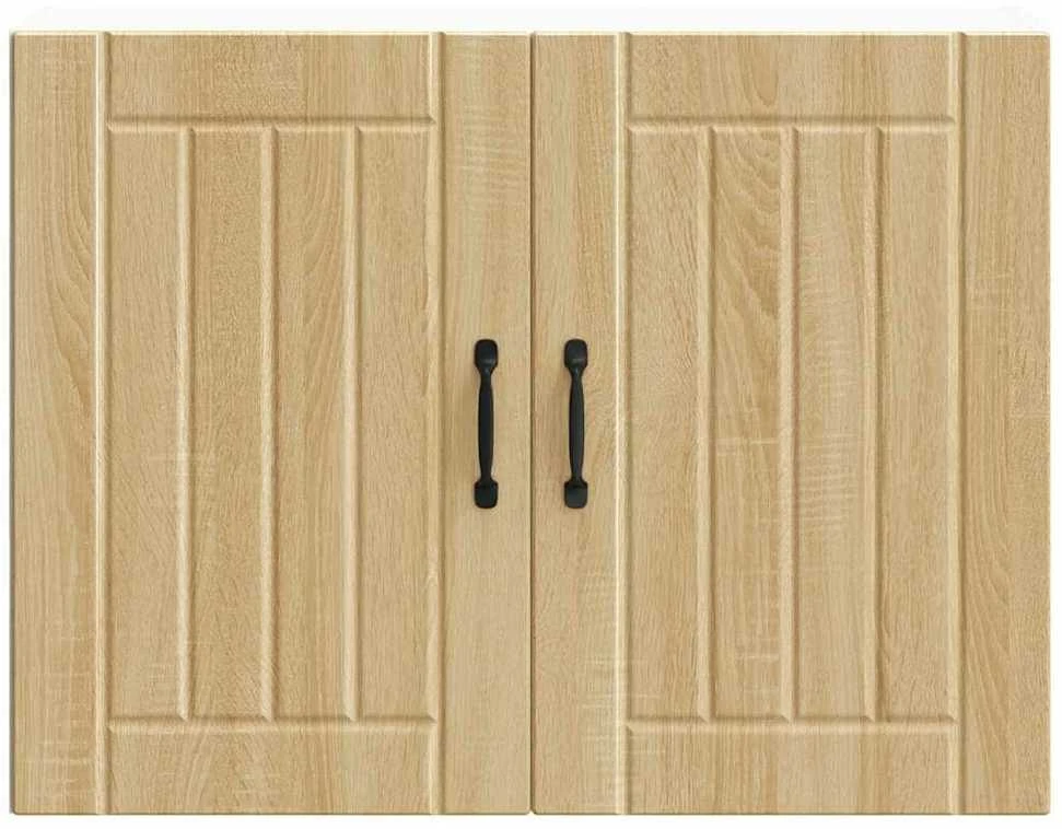 Sieninė virtuvės spinta "Lucca" Sonoma Oak Engineered Wood