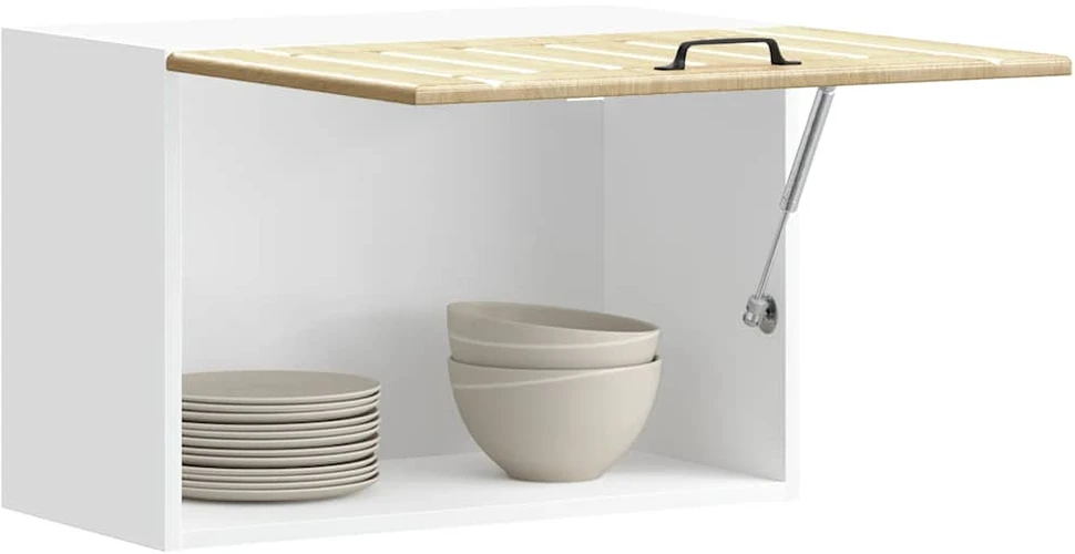 Sieninė virtuvės spinta "Lucca" Sonoma Oak Engineered Wood