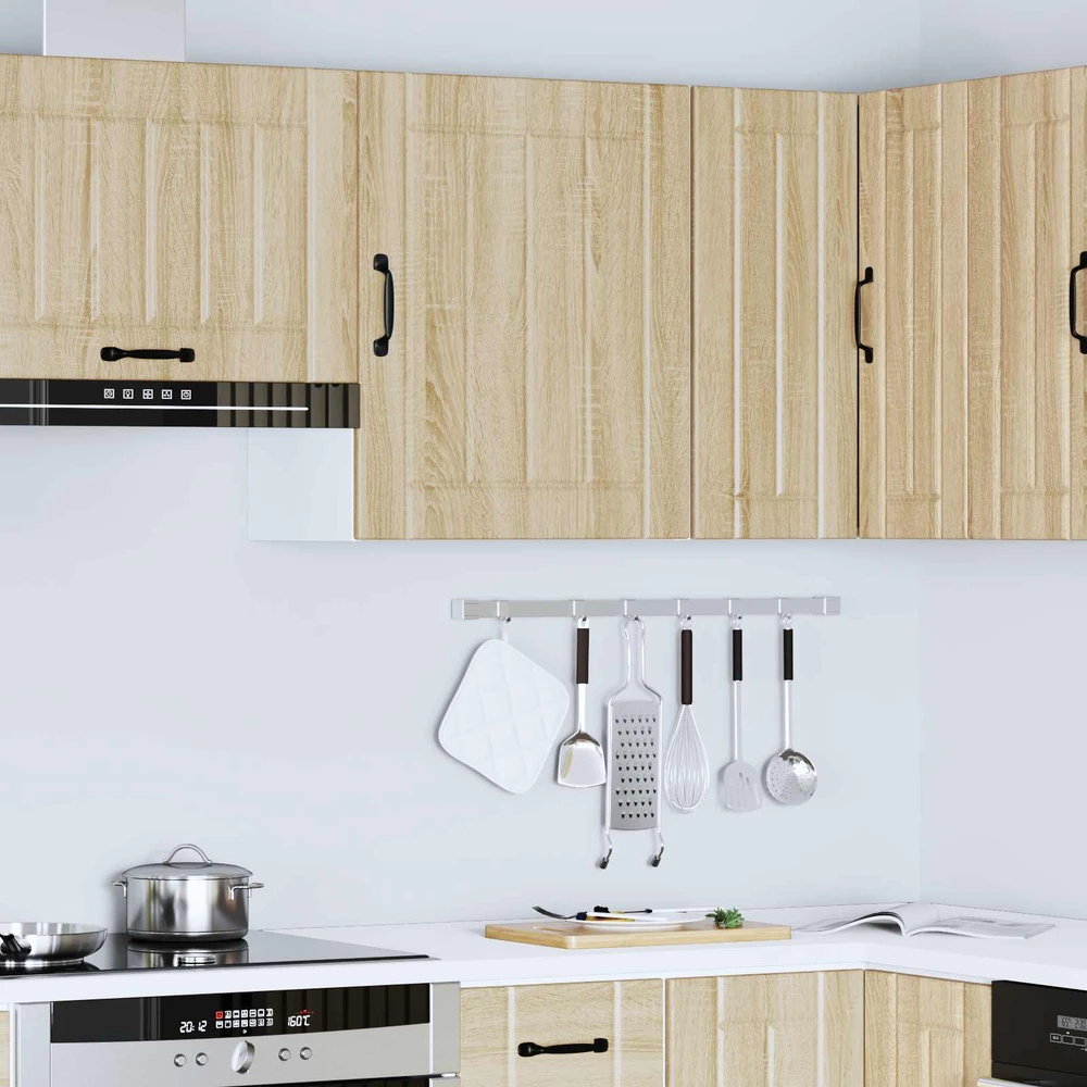 Sieninė virtuvės spinta "Lucca" Sonoma Oak Engineered Wood