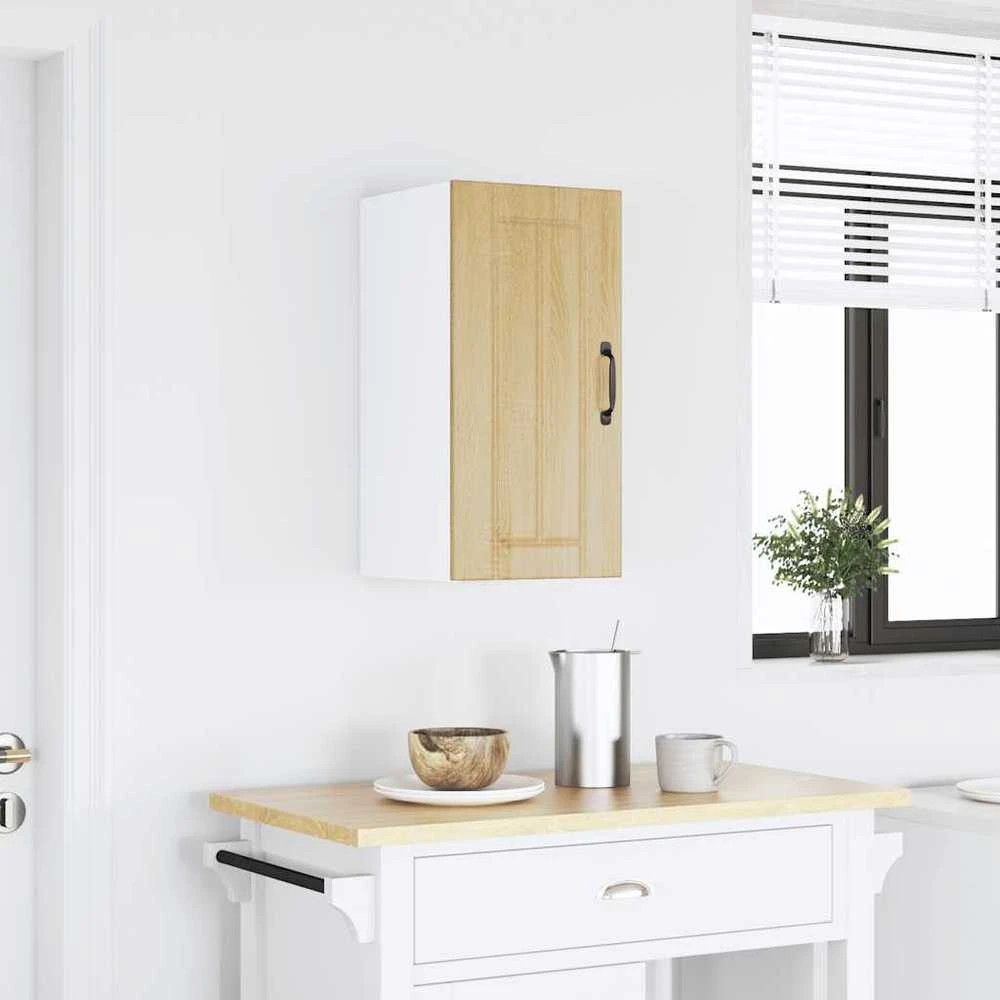 Sieninė virtuvės spinta "Lucca" Sonoma Oak Engineered Wood