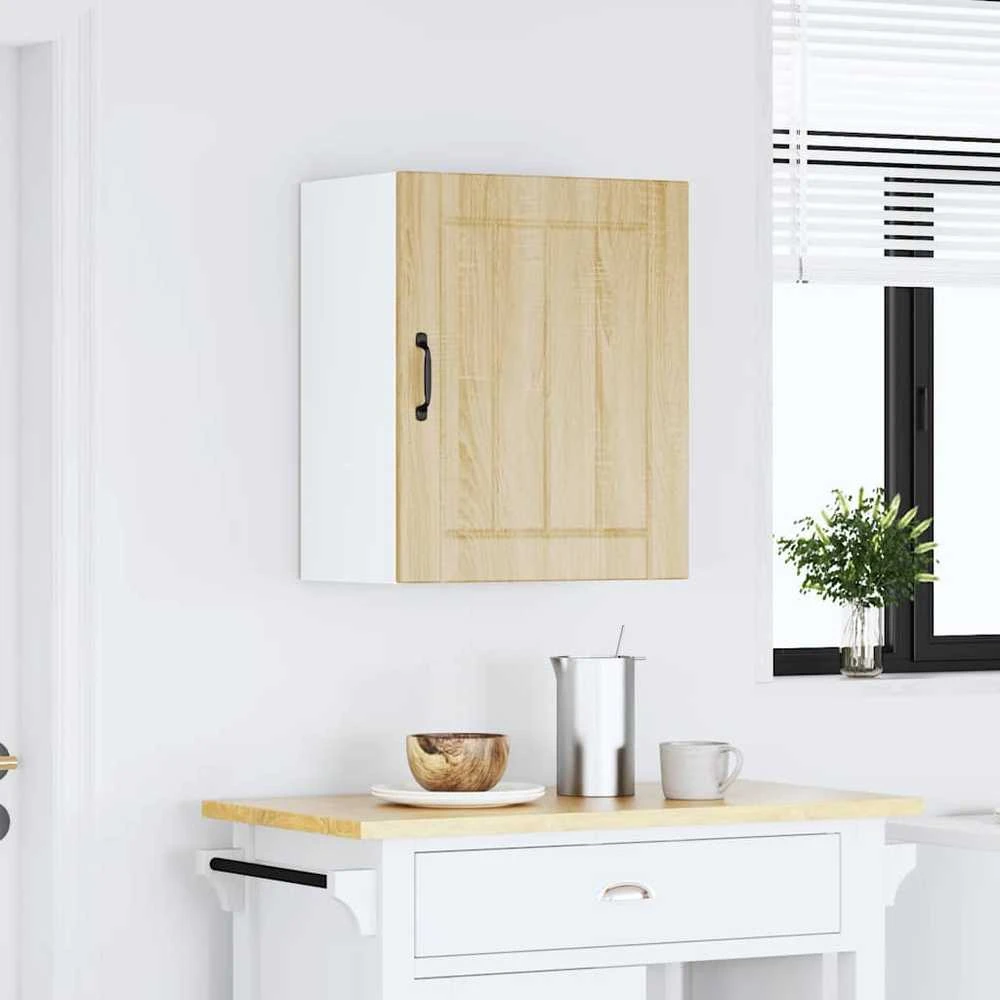 Sieninė virtuvės spinta "Lucca" Sonoma Oak Engineered Wood