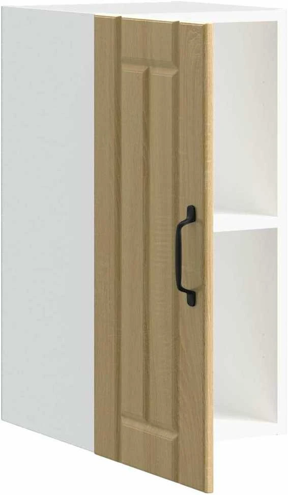 Sieninė virtuvės spinta "Lucca" Sonoma Oak Engineered Wood