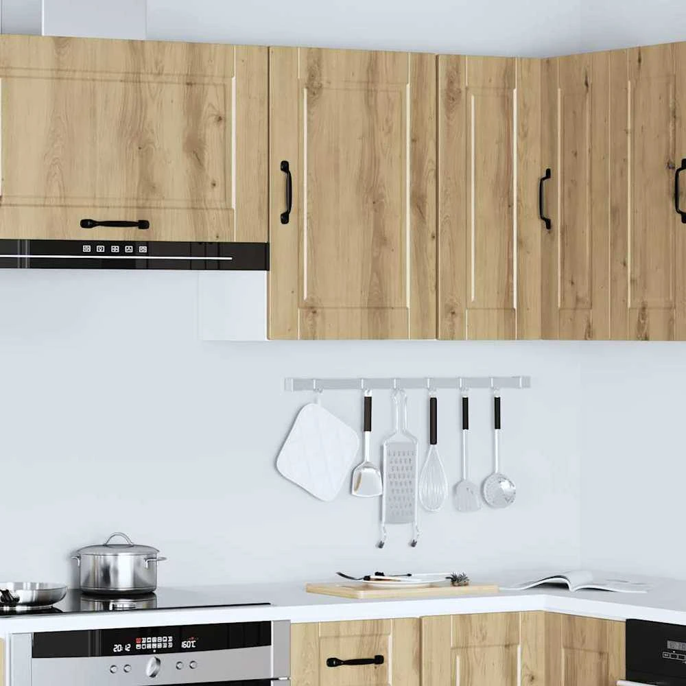 Sieninė virtuvės spinta "Porto" Artisan Oak Engineered Wood