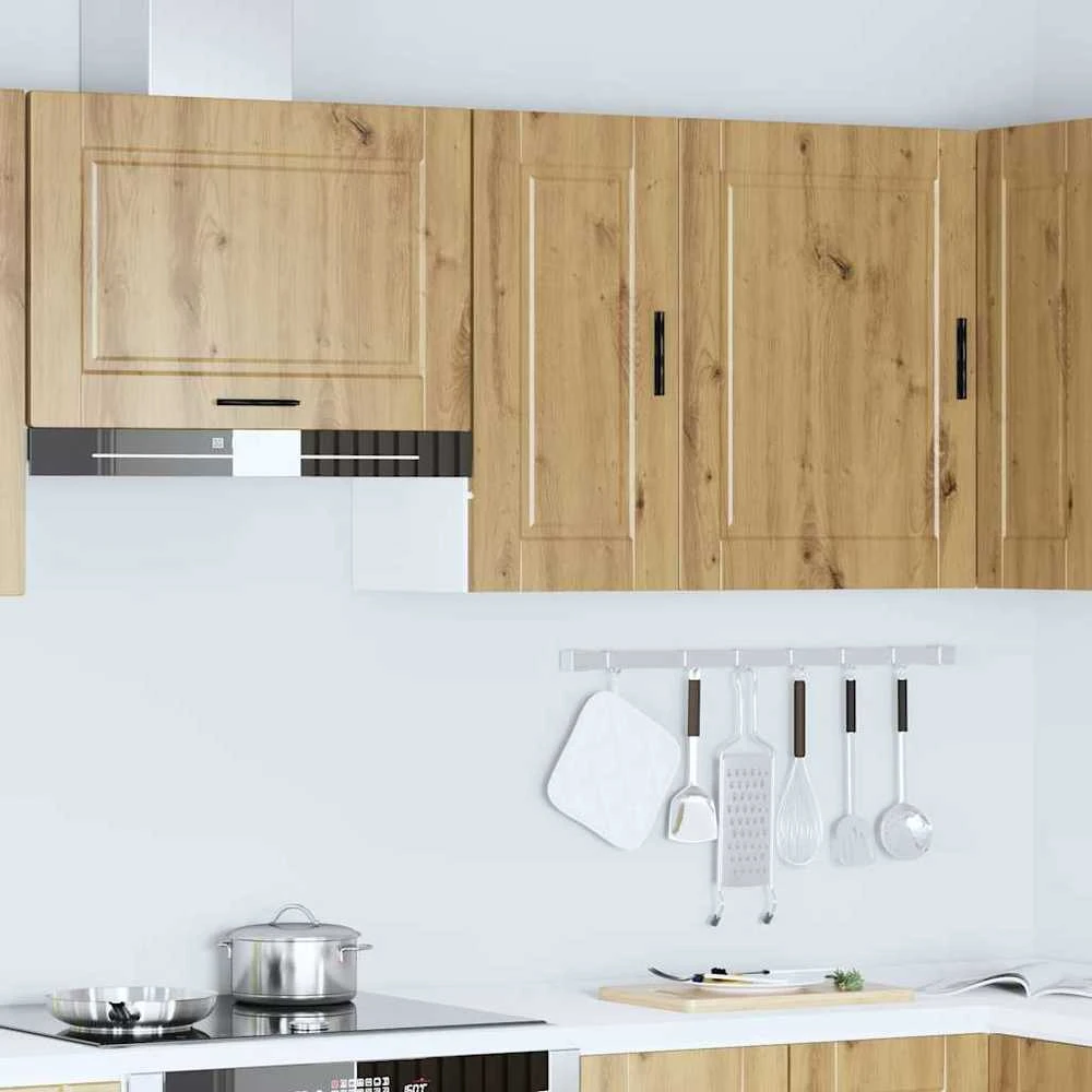 Sieninė virtuvės spinta "Porto" Artisan Oak Engineered Wood