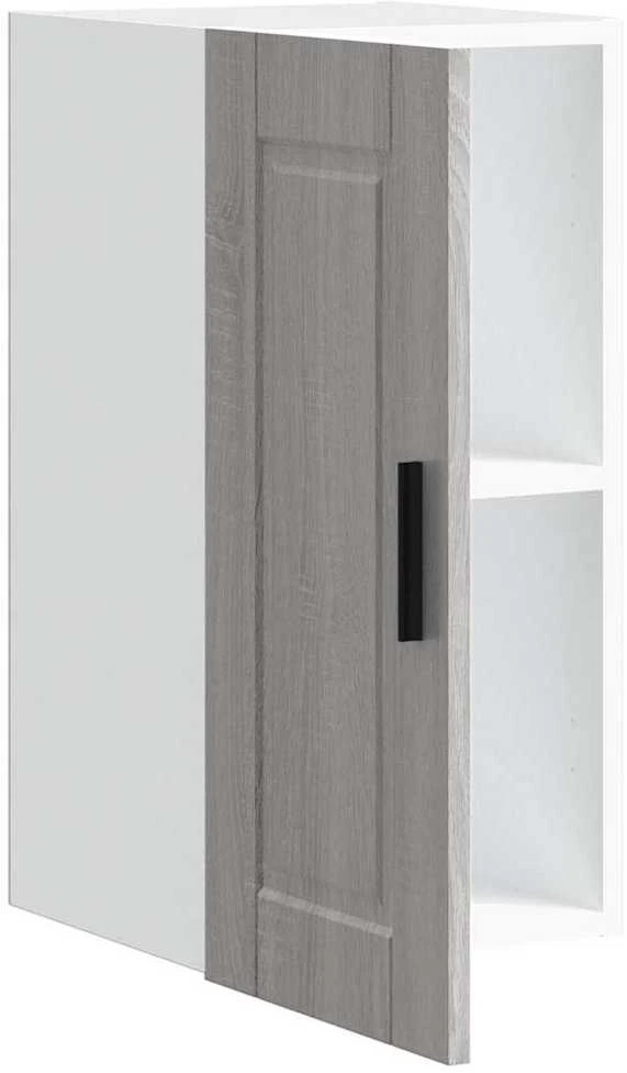 Sieninė virtuvės spinta "Porto" Pilka Sonoma Engineered Wood