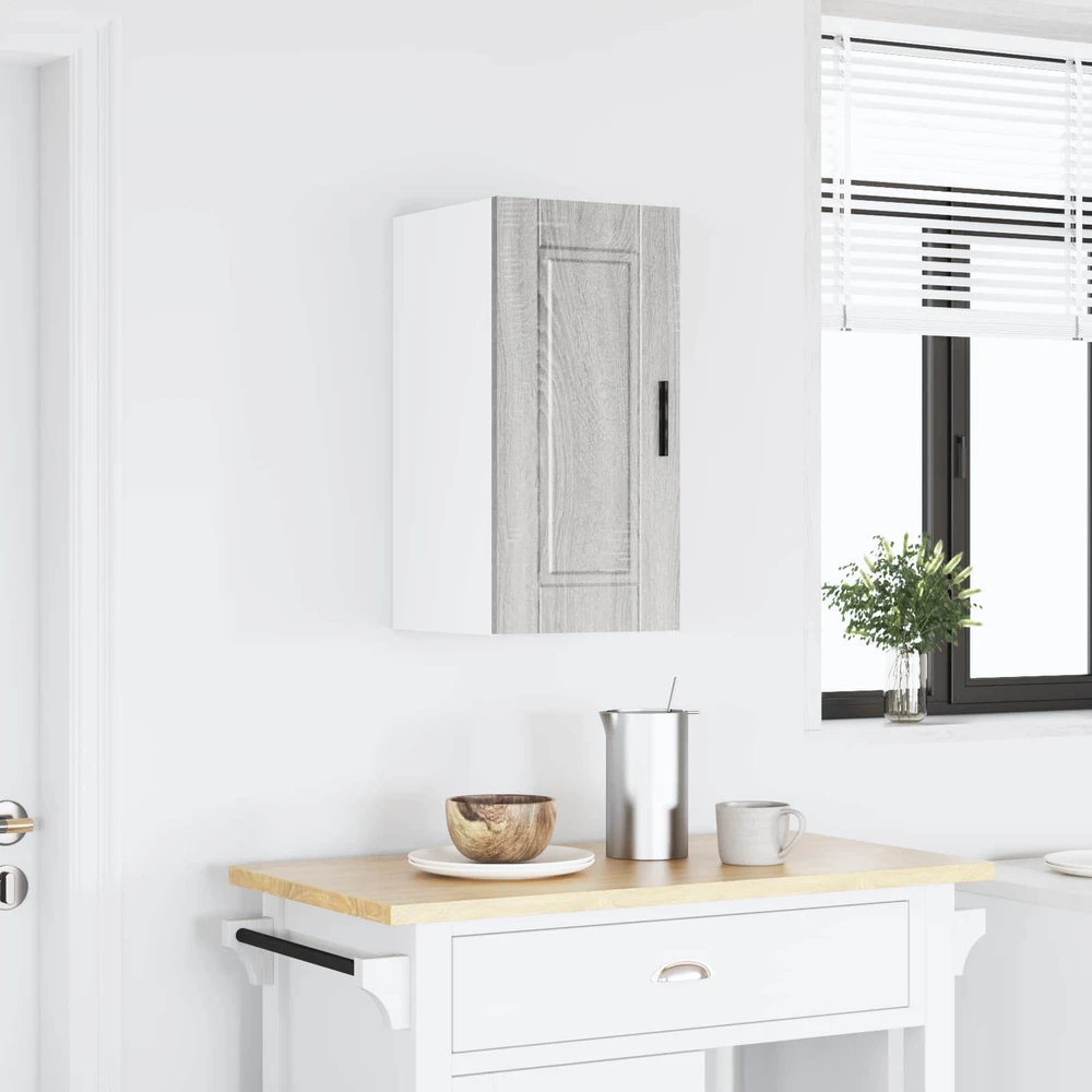 Sieninė virtuvės spinta "Porto" Pilka Sonoma Engineered Wood