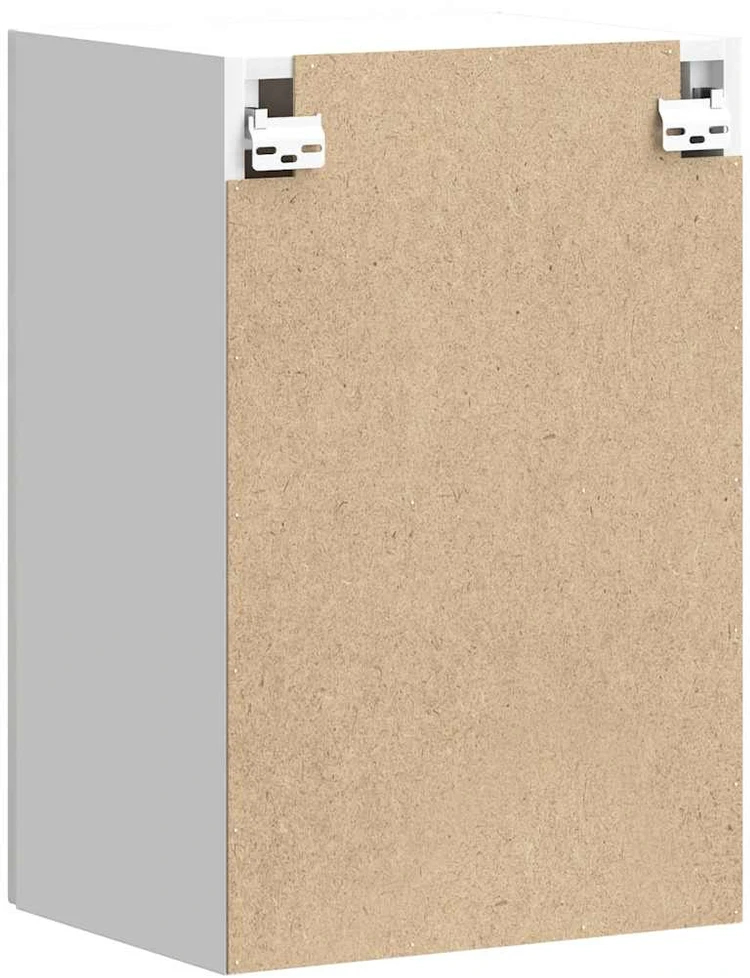Sieninė virtuvės spintelė, Kalmar, balta, apdirbta mediena