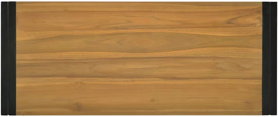 Sieninė vonios kambario spintelė, 110x45x35cm, tikmedis