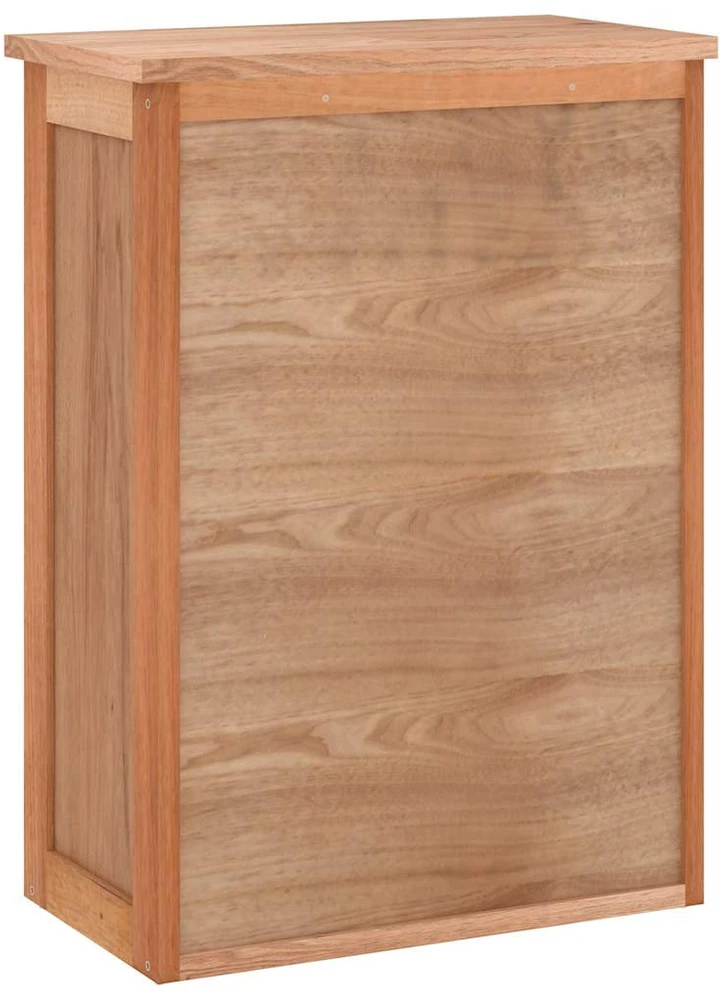 Sieninė vonios kambario spintelė, 42x23x60cm, riešutmedis
