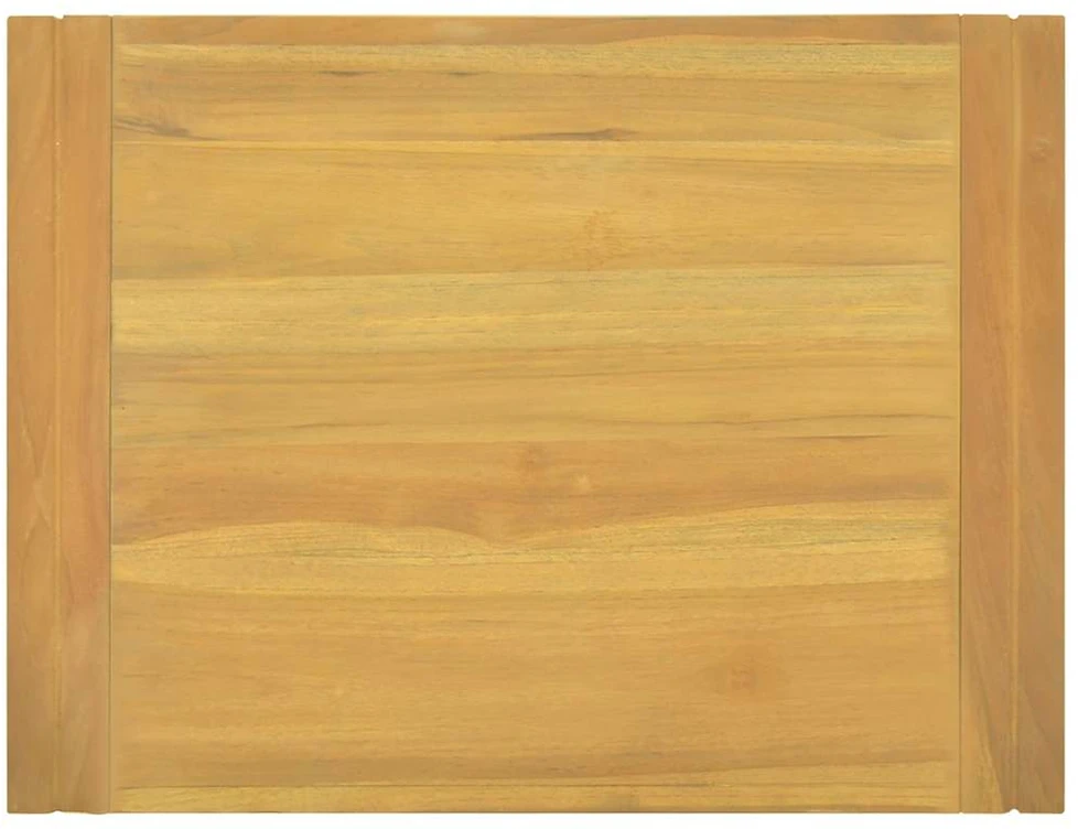 Sieninė vonios kambario spintelė, 60x45x35cm, tikmedžio masyvas